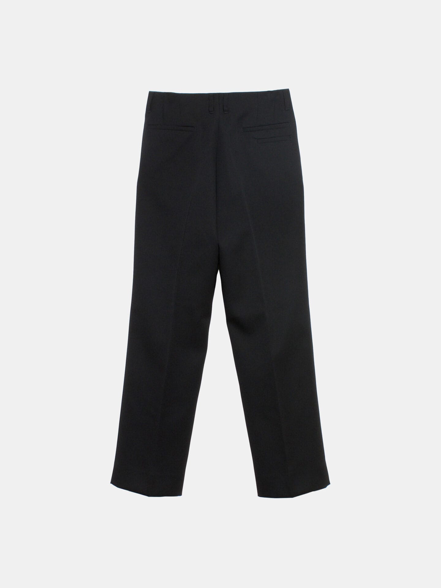 Th Products QUINN / Wide Tailored Pants / Black - NIGHTHAWKS