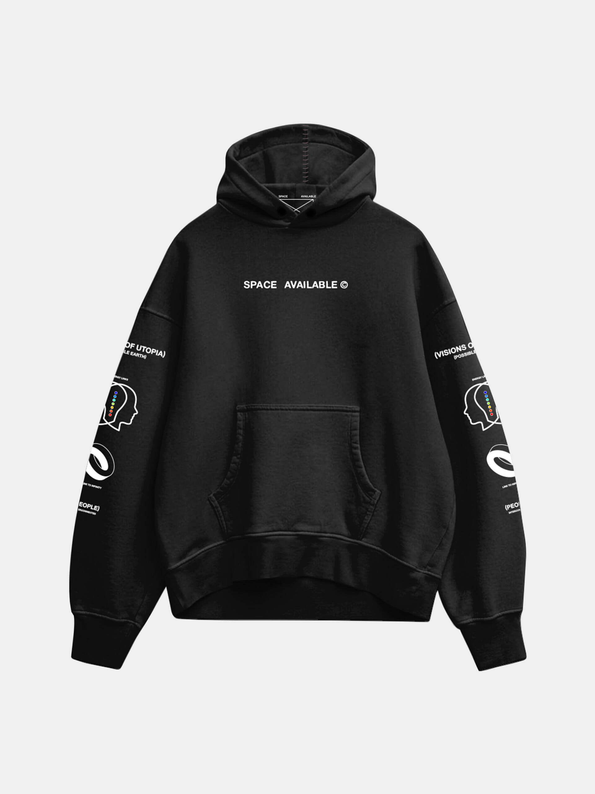 SPACE AVAILABLE ARTISAN NATURE HOODIE NIGHTHAWKS SA2023AW002A NIGHTHAWKS