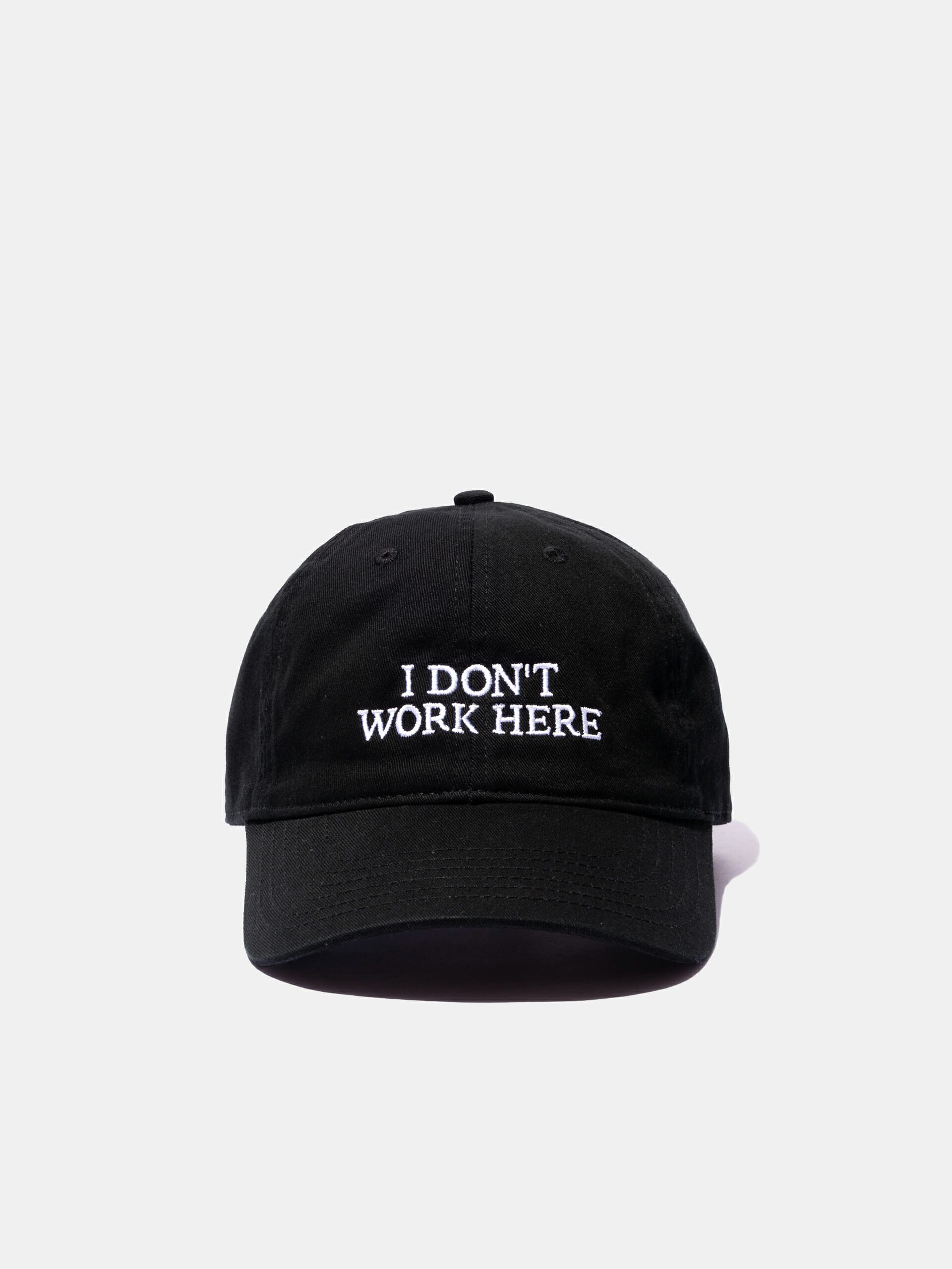 IDEA SORRY / I DON'T WORK HERE HAT / BLACK - NIGHTHAWKS