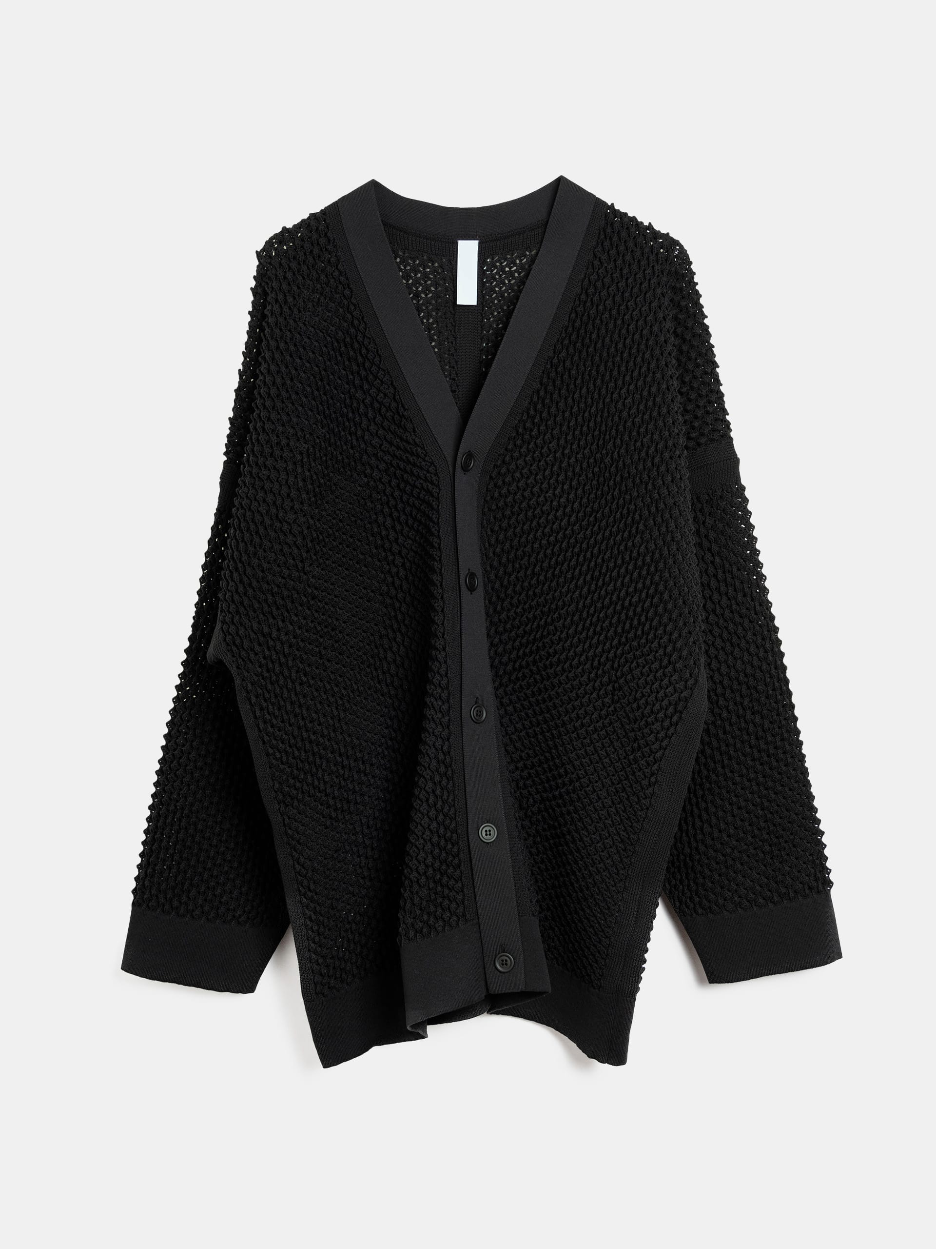 CFCL LATTICE CARDIGAN / Black - NIGHTHAWKS