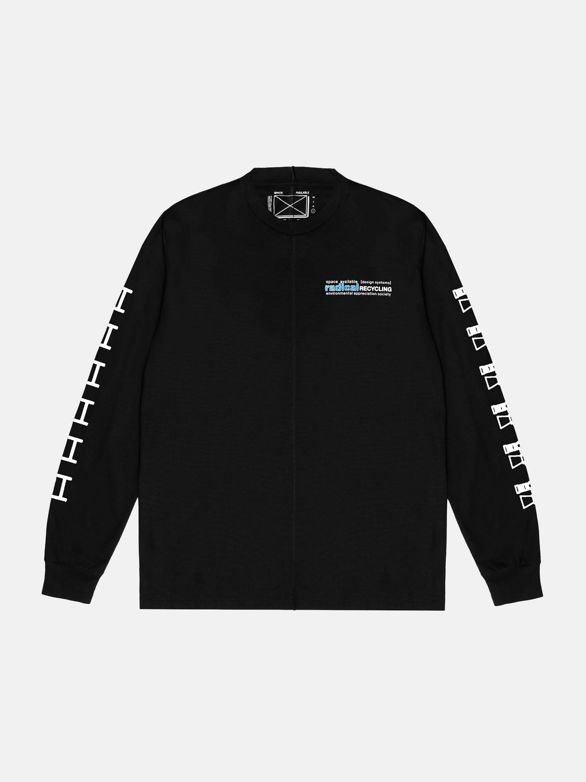 SPACE AVAILABLE RADICAL RECYCLING LONG SLEEVE T NIGHTHAWKS SA2024SS004A NIGHTHAWKS