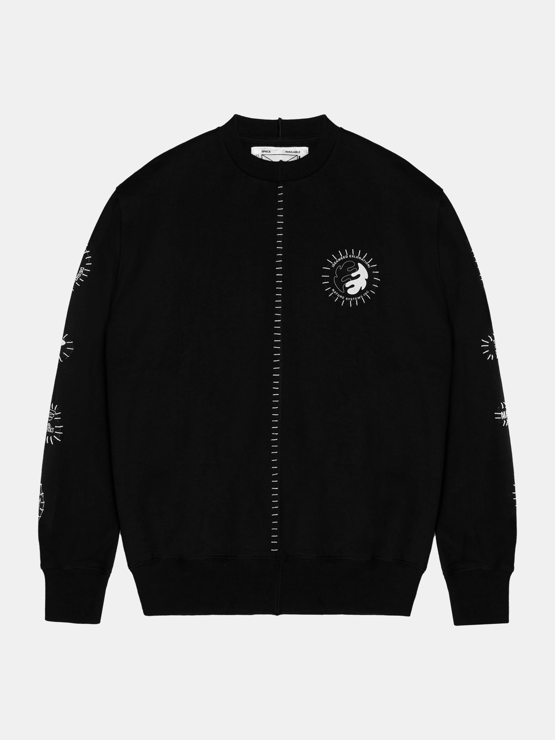 SPACE AVAILABLE Studio Patch Crewneck NIGHTHAWKS SA2024AW003A NIGHTHAWKS