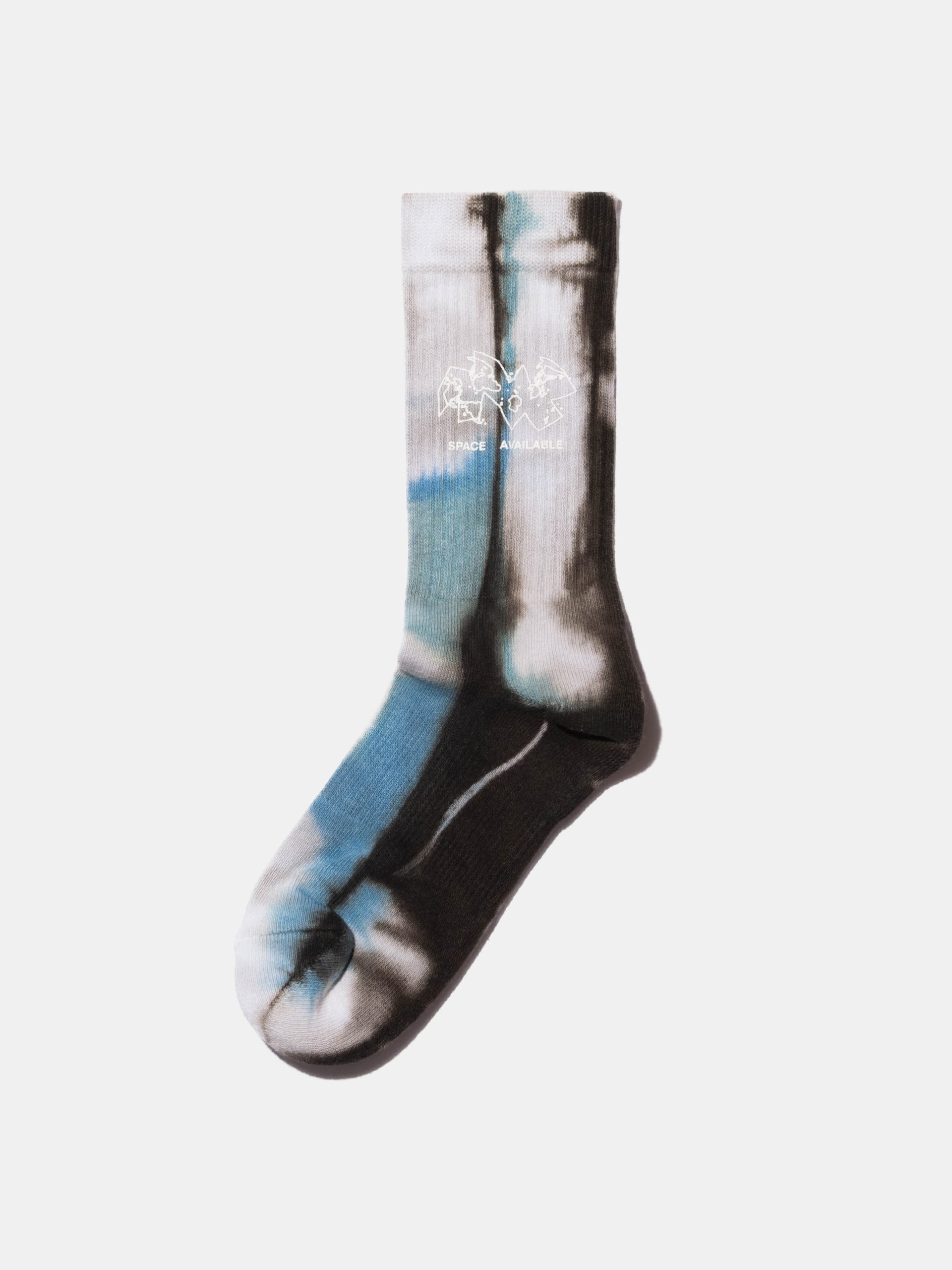 SPACE AVAILABLE Tye Dye Socks / Indigo NIGHTHAWKS SA2025SS019A NIGHTHAWKS