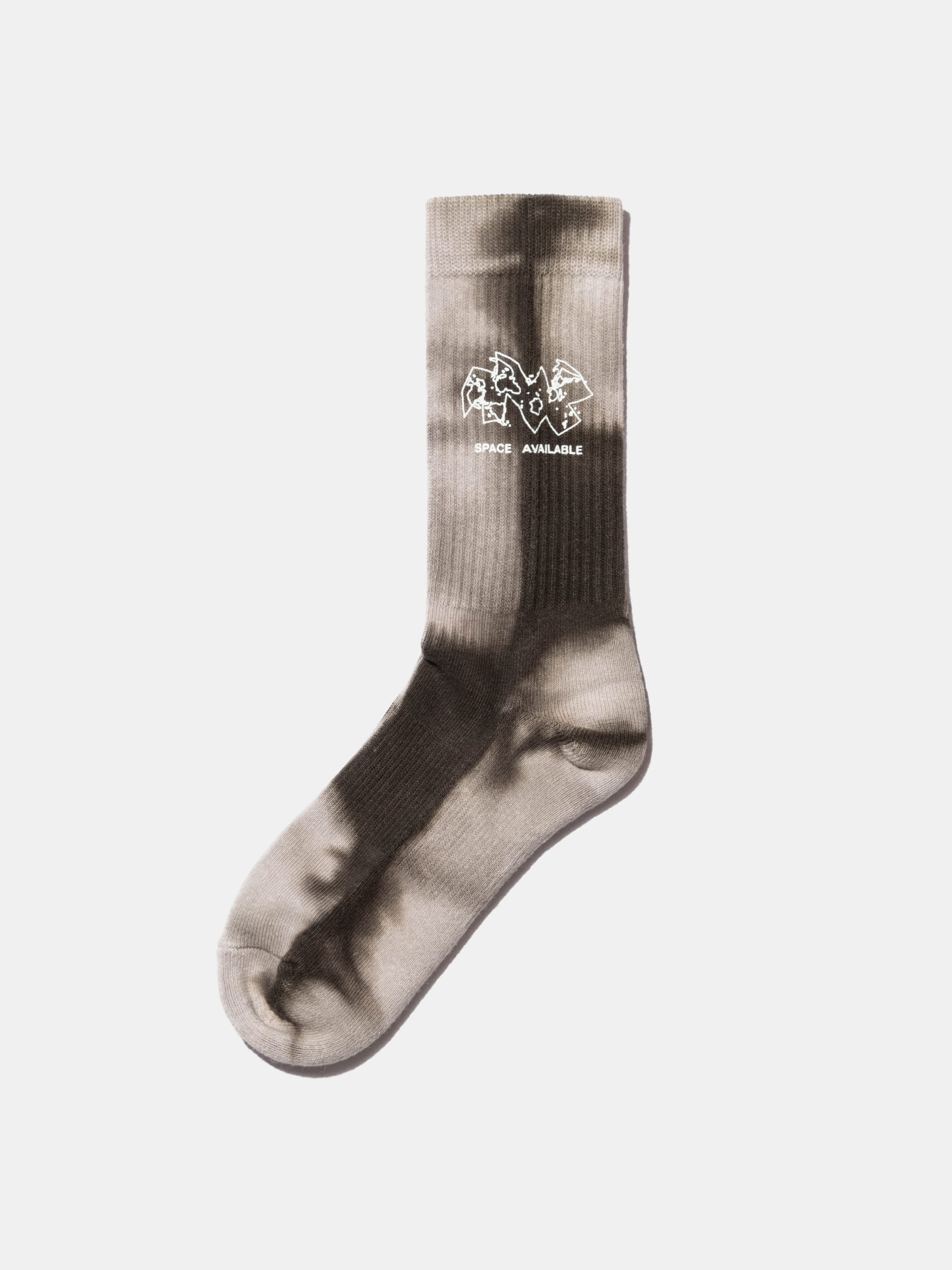 SPACE AVAILABLE Tye Dye Socks / Grey NIGHTHAWKS SA2025SS020A NIGHTHAWKS