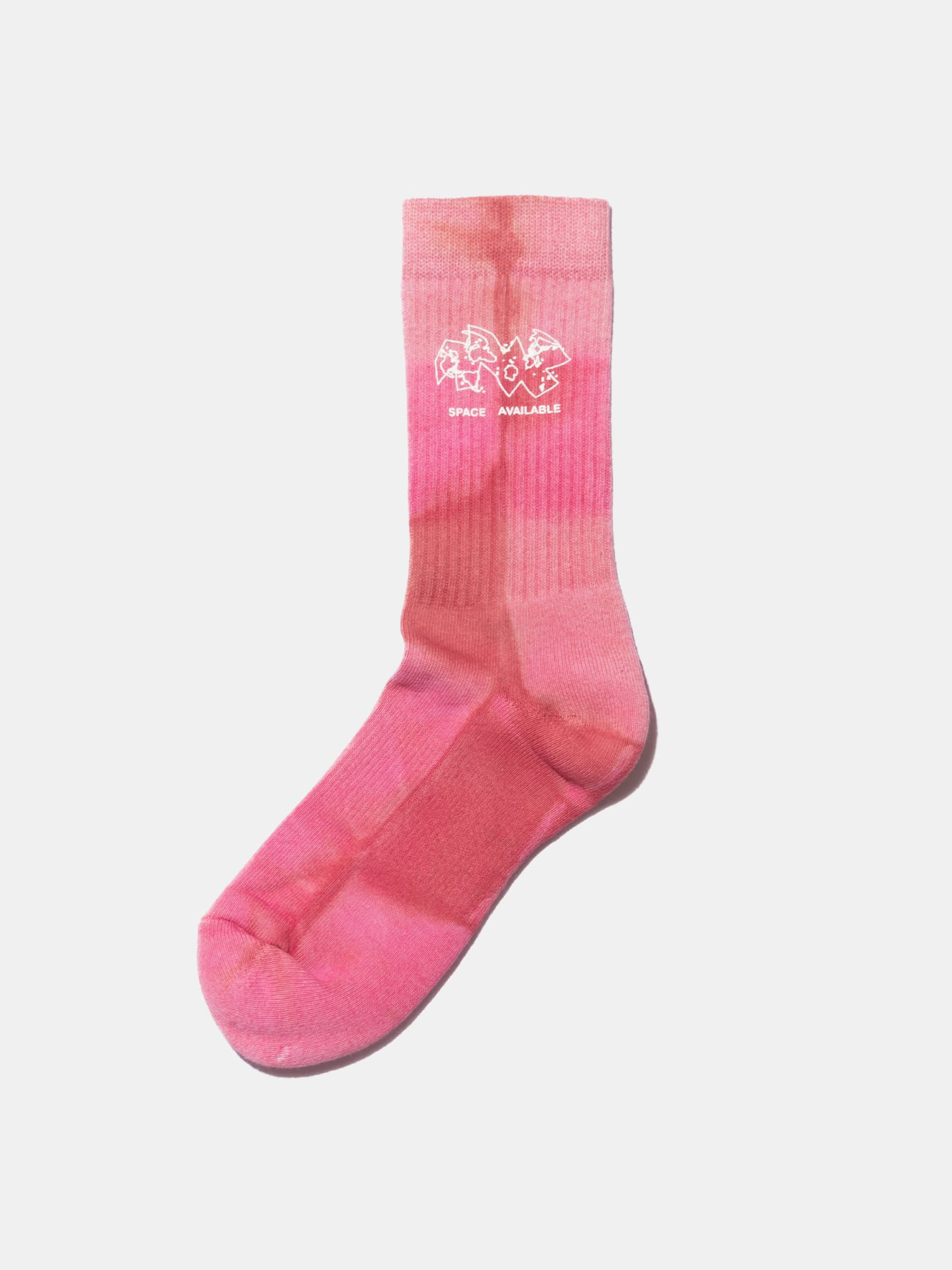 SPACE AVAILABLE Tye Dye Socks / Red NIGHTHAWKS SA2025SS021A NIGHTHAWKS