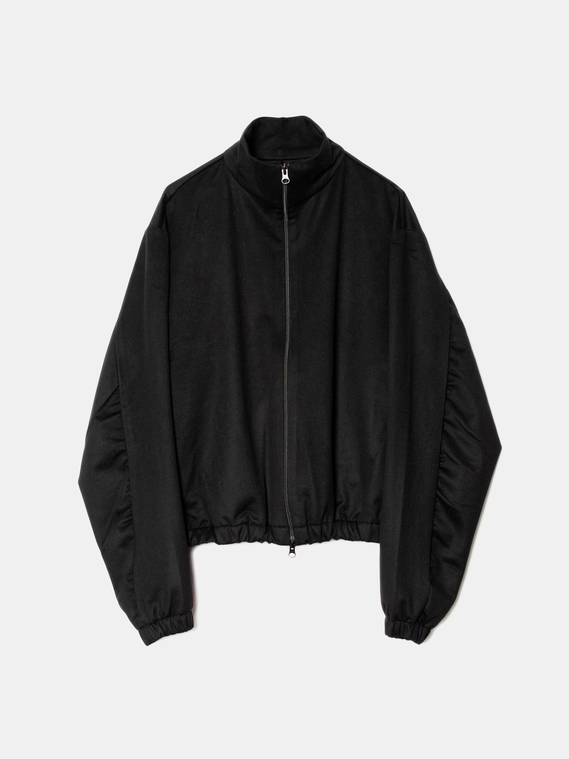 Gabriela Coll Garments Heavy Wool Zipper Jacket NIGHTHAWKS GC2025AW003A NIGHTHAWKS