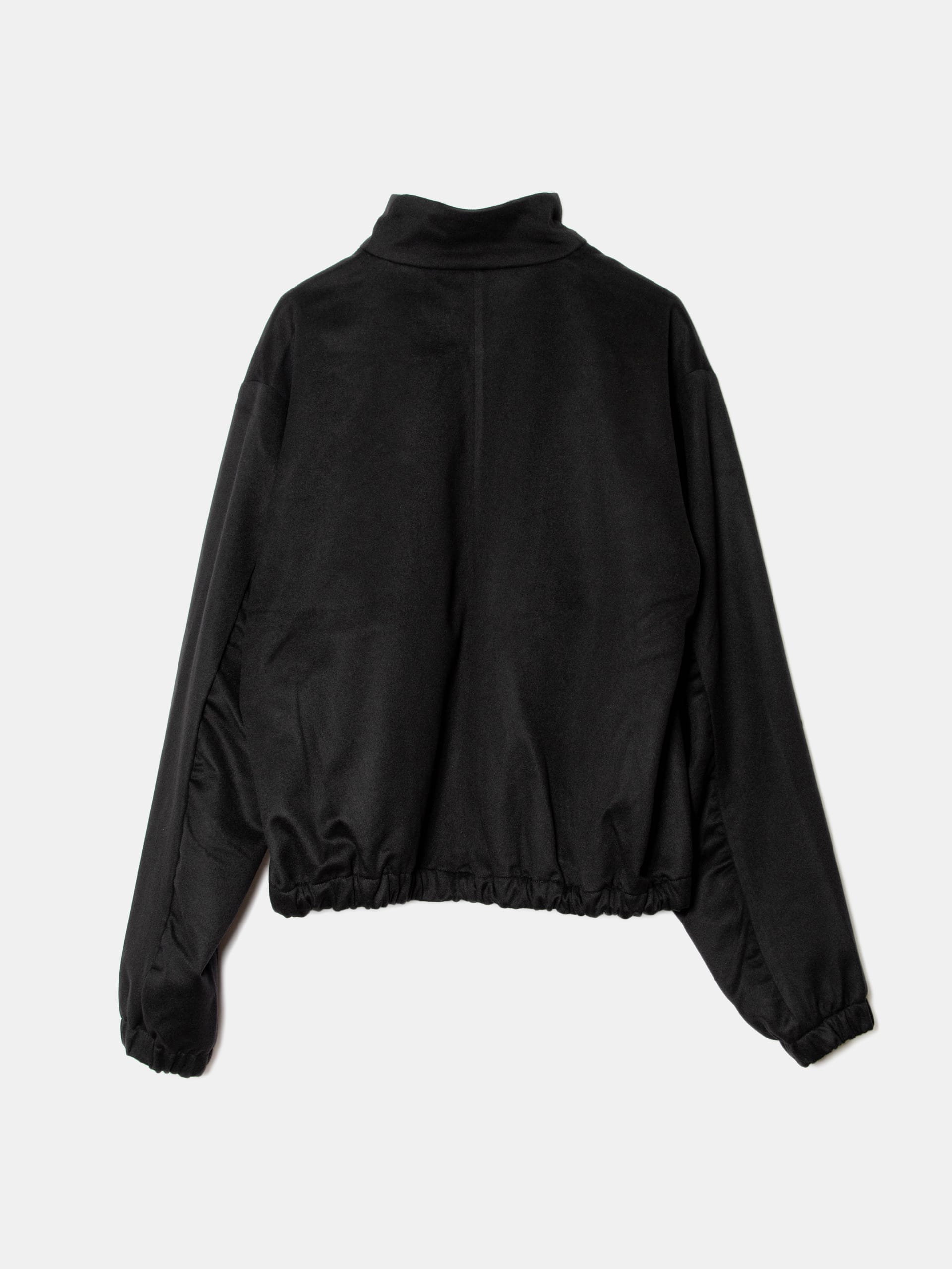 Gabriela Coll Garments Heavy Wool Zipper Jacket - NIGHTHAWKS