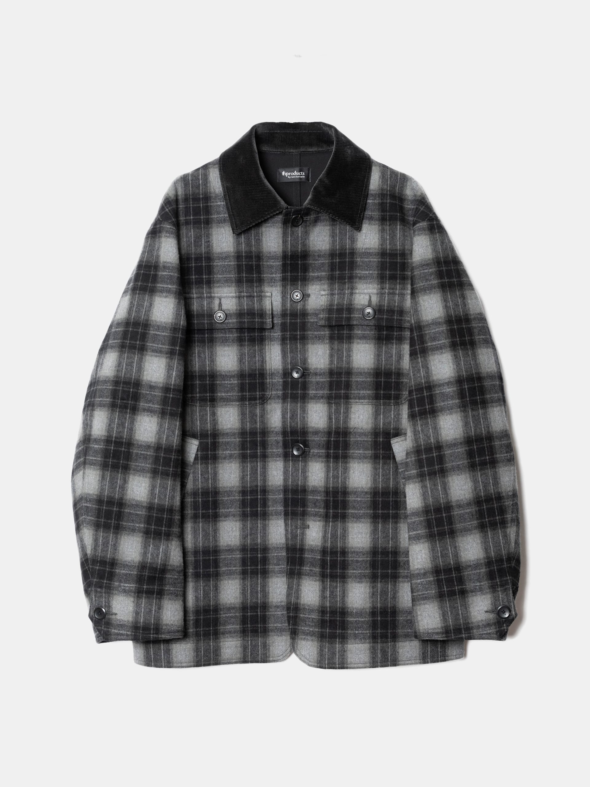 th products Bonding Coveralls / Gray Check NIGHTHAWKS TH2025AW003A NIGHTHAWKS