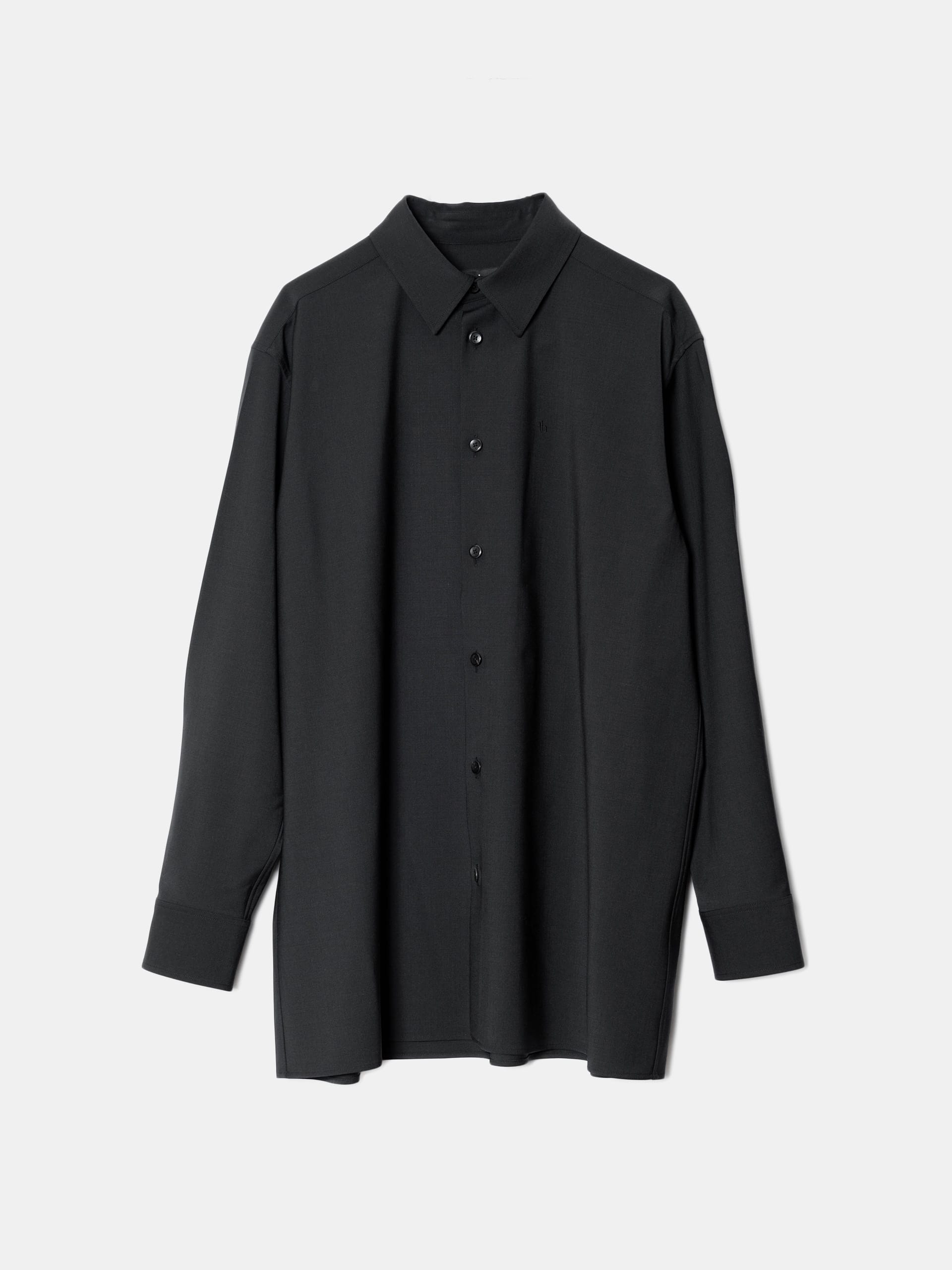 th products ROMAN / Midsize Shirt / Black NIGHTHAWKS TH2025AW008A NIGHTHAWKS