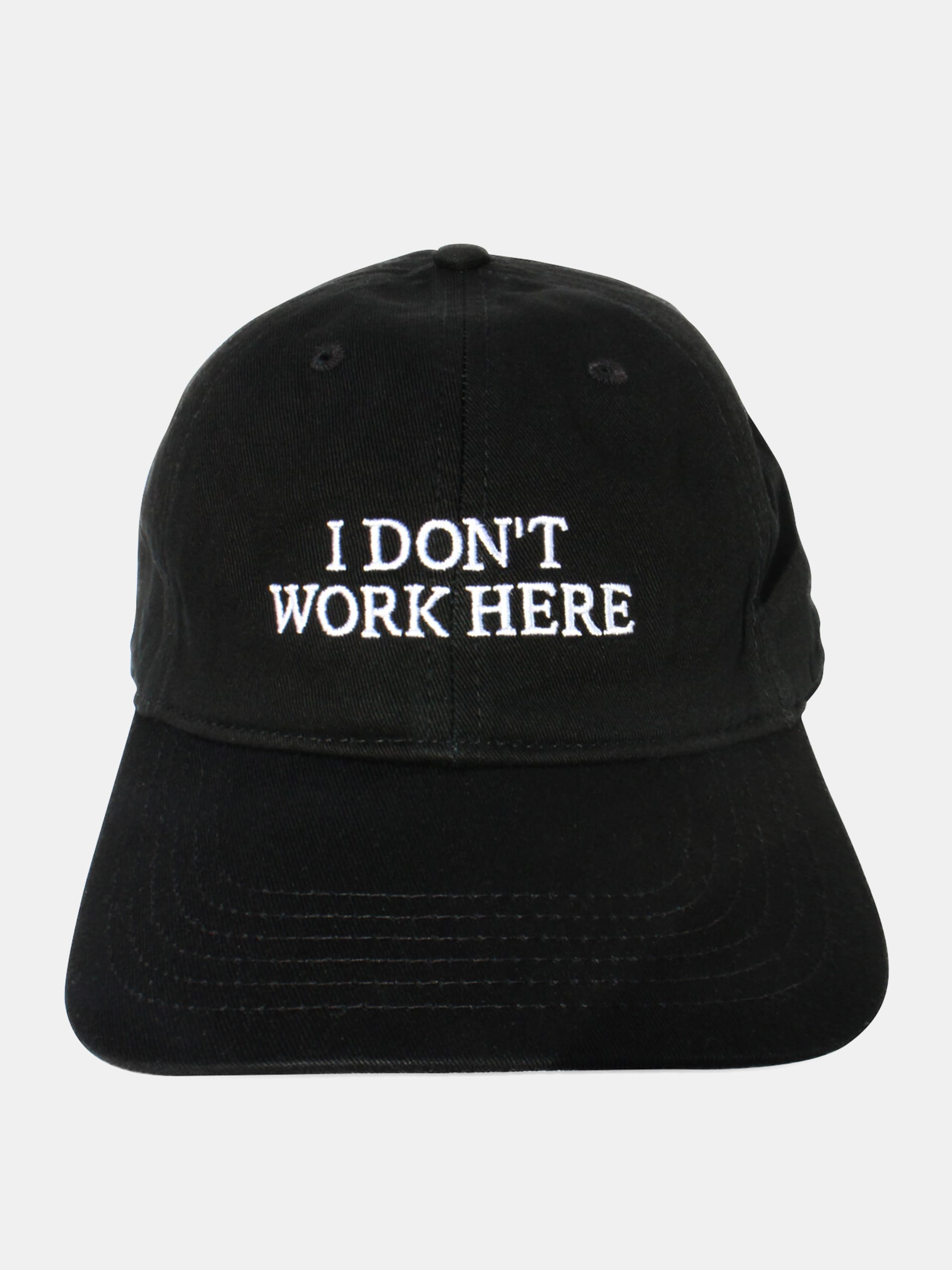 IDEA SORRY / I DON'T WORK HERE HAT / Black - NIGHTHAWKS