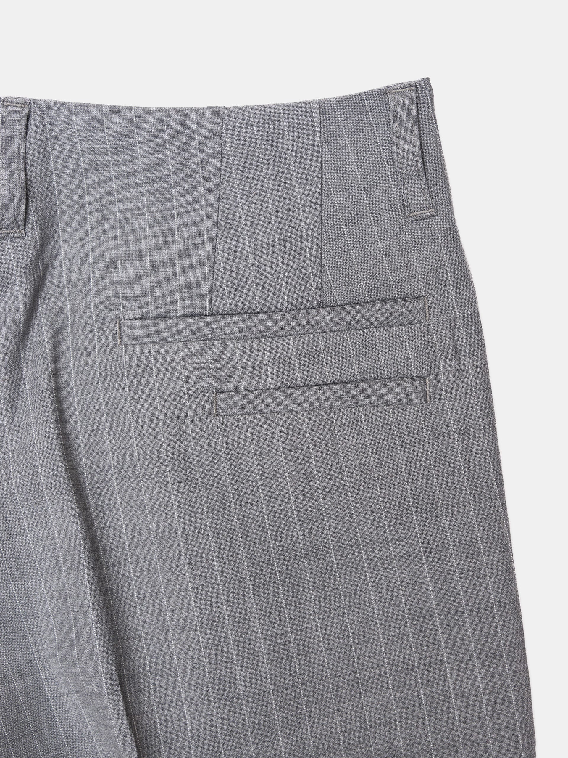 CLUBHAUS Tailored Trousers - Mサイズ　グレー Th Products QUINN / Wide Tailored Pants / Gray Stripe - NIGHTHAWKS