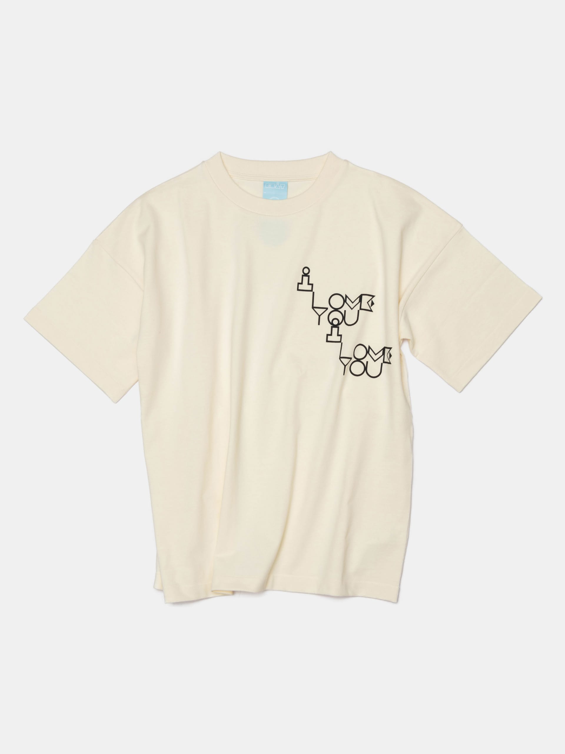 EBIT 'I LOVE YOU' Logo T-shirt NIGHTHAWKS EB2025AW005A NIGHTHAWKS