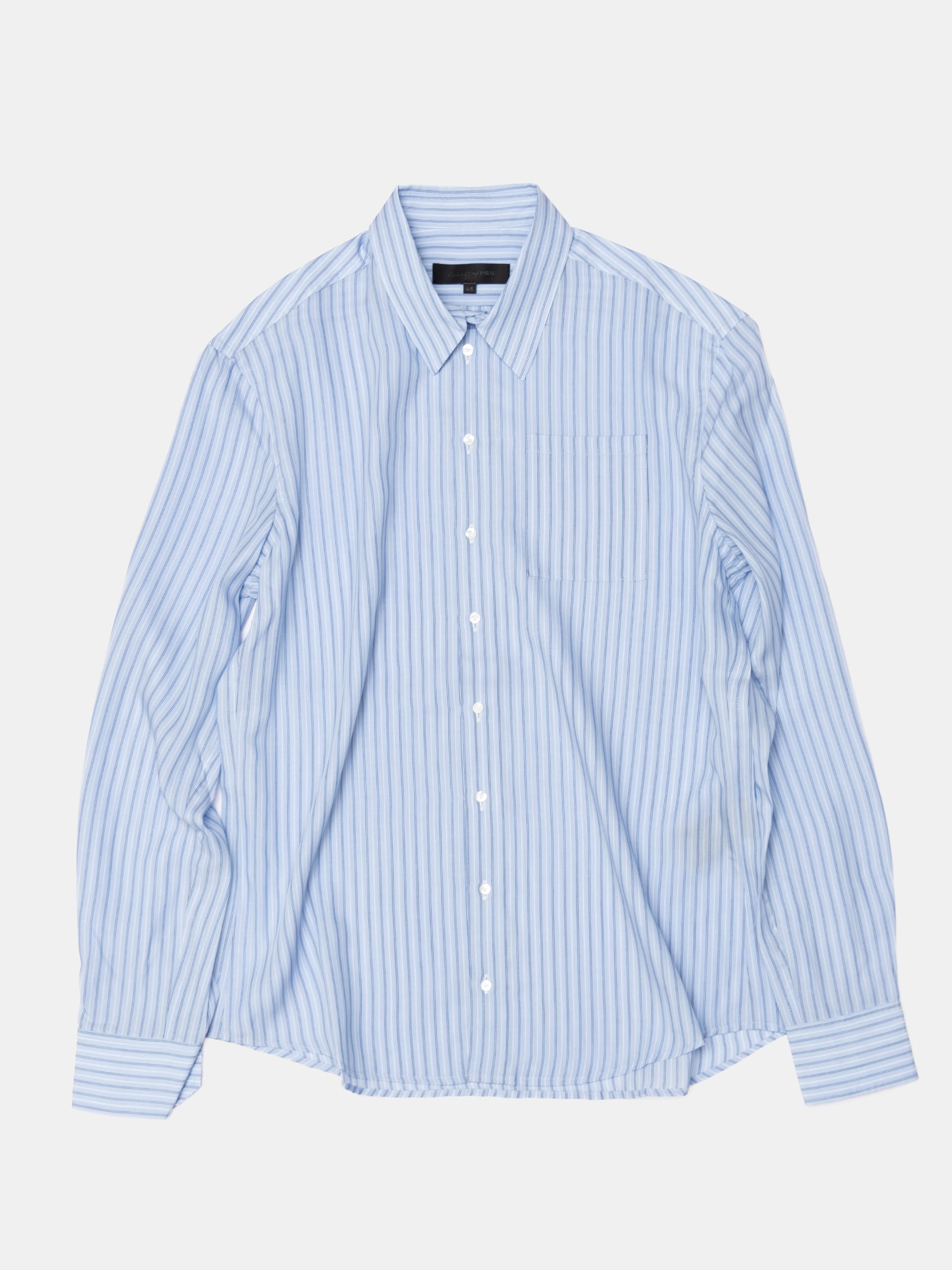 OMAR AFRIDI Dress Shirt / Blue Stripe NIGHTHAWKS OA2026SS005A NIGHTHAWKS