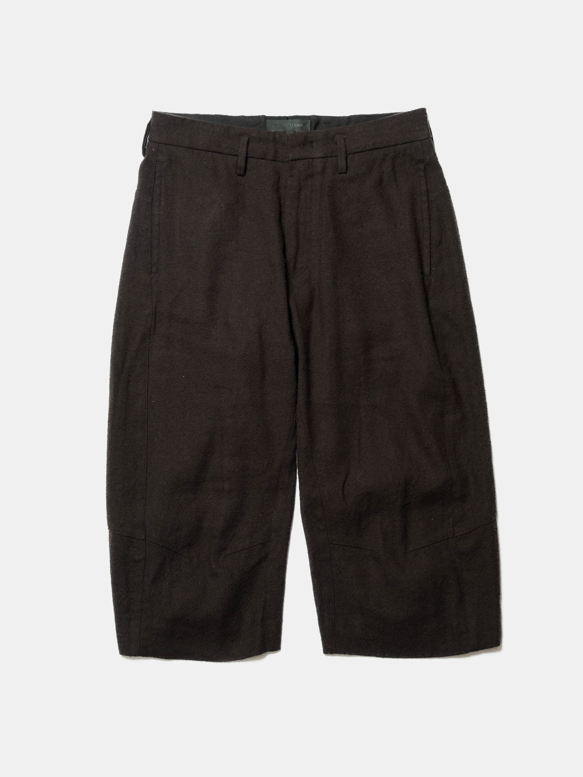 OMAR AFRIDI Knee Darted Flare Shorts NIGHTHAWKS OA2026SS007A NIGHTHAWKS